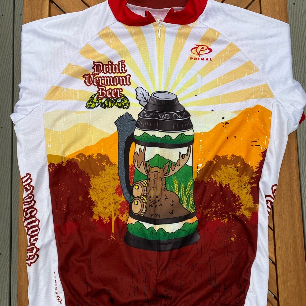 Primal Cycle Shirt - Drink VT Beer